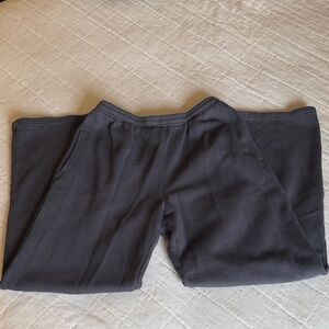 Brandy Melville Blue Grey Wide Leg Sweatpants